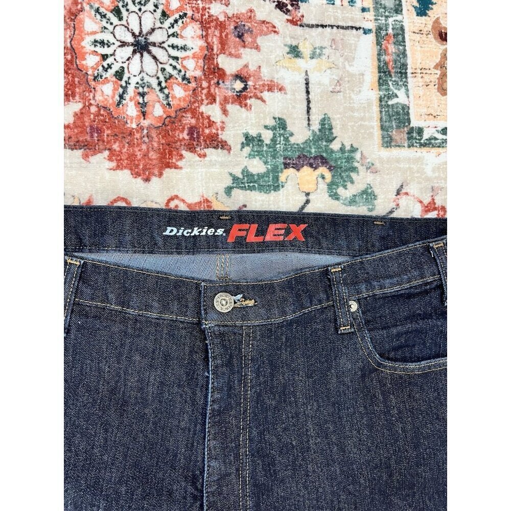 Dickies Men's Cargo Dark Blue Jeans Size 40 X 30 🤖 - Picture 3 of 8